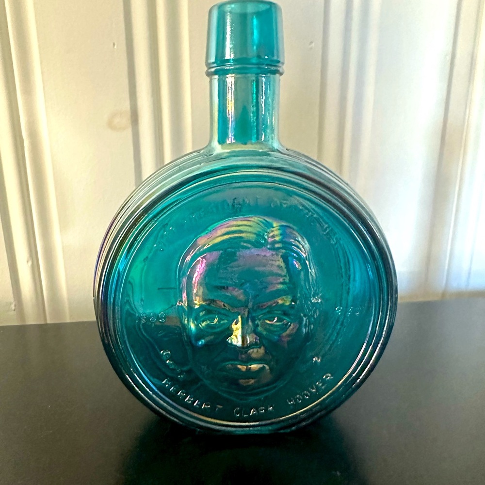 Vintage President Glass Herbert Hoover